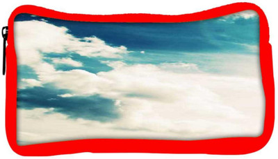 

Snoogg Eco Friendly Canvas Sunshine Clouds Student Pen Pencil Case Coin Purse Pouch Cosmetic Makeup Bag (RED) Pouch(Multicolor)