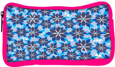 

Snoogg Eco Friendly Canvas Grey Floral Blue Designer Student Pen Pencil Case Coin Purse Pouch Cosmetic Makeup Bag (PINK) Pouch(Multicolor)