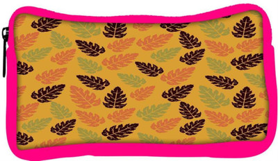 

Snoogg Eco Friendly Canvas Seamless Leaf Pattern Student Pen Pencil Case Coin Purse Pouch Cosmetic Makeup Bag (PINK) Pouch(Multicolor)