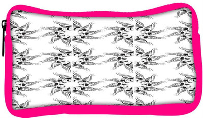 

Snoogg Eco Friendly Canvas Mix Pattern White Designer Student Pen Pencil Case Coin Purse Pouch Cosmetic Makeup Bag (PINK) Pouch(Multicolor)