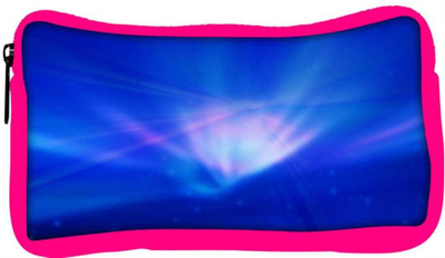 

Snoogg Eco Friendly Canvas Blue In Abstract Wide Designer Student Pen Pencil Case Coin Purse Pouch Cosmetic Makeup Bag (PINK) Pouch(Multicolor)