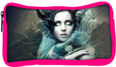 

Snoogg Eco Friendly Canvas Scary Woman Fantasy Designer Student Pen Pencil Case Coin Purse Pouch Cosmetic Makeup Bag (PINK) Pouch(Multicolor)