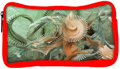 

Snoogg Eco Friendly Canvas Fractal Stairs Designer Student Pen Pencil Case Coin Purse Pouch Cosmetic Makeup Bag (RED) Pouch(Multicolor)