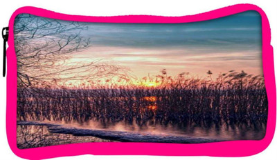 

Snoogg Eco Friendly Canvas Sunset I Student Pen Pencil Case Coin Purse Pouch Cosmetic Makeup Bag (PINK) Pouch(Multicolor)