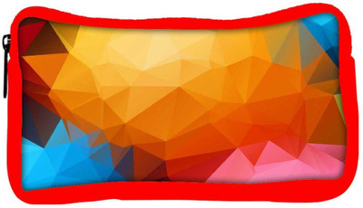 

Snoogg Eco Friendly Canvas Multicolor Pattern Design Designer Student Pen Pencil Case Coin Purse Pouch Cosmetic Makeup Bag (RED) Pouch(Multicolor)