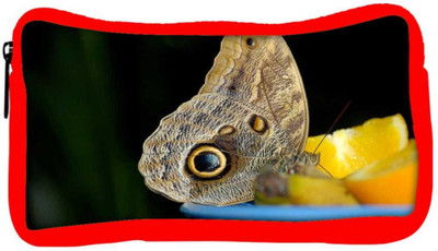 

Snoogg Eco Friendly Canvas Butterfly In Yellow Lemon Designer Student Pen Pencil Case Coin Purse Pouch Cosmetic Makeup Bag (RED) Pouch(Multicolor)