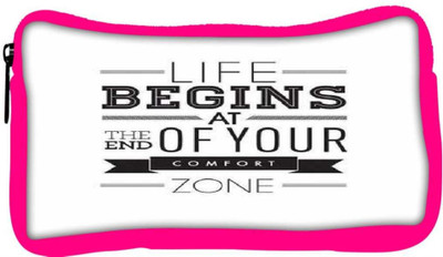

Snoogg Eco Friendly Canvas End Your Comfort Student Pen Pencil Case Coin Purse Pouch Cosmetic Makeup Bag (PINK) Pouch(Multicolor)