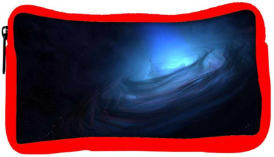 

Snoogg Eco Friendly Canvas Blue Nebula Designer Student Pen Pencil Case Coin Purse Pouch Cosmetic Makeup Bag (RED) Pouch(Multicolor)