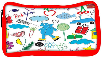 

Snoogg Eco Friendly Canvas Red Sky Designer Student Pen Pencil Case Coin Purse Pouch Cosmetic Makeup Bag (RED) Pouch(Multicolor)