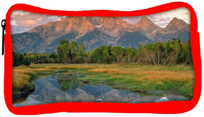 

Snoogg Eco Friendly Canvas Lake Side Forest Designer Student Pen Pencil Case Coin Purse Pouch Cosmetic Makeup Bag (RED) Pouch(Multicolor)