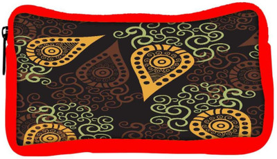 

Snoogg Eco Friendly Canvas Yellow Pattern Designer Student Pen Pencil Case Coin Purse Pouch Cosmetic Makeup Bag (RED) Pouch(Multicolor)