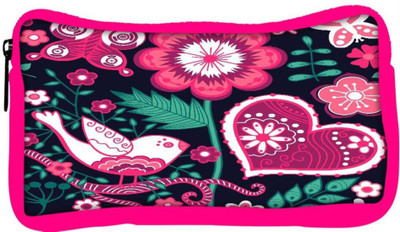 

Snoogg Eco Friendly Canvas Seamless Texture With Flowers Student Pen Pencil Case Coin Purse Pouch Cosmetic Makeup Bag (PINK) Pouch(Multicolor)