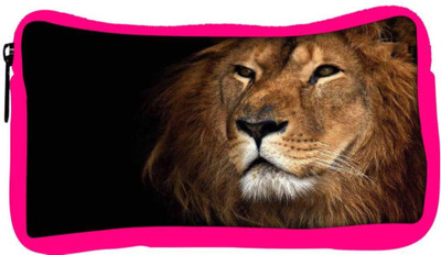 

Snoogg Eco Friendly Canvas Lion King Designer Student Pen Pencil Case Coin Purse Pouch Cosmetic Makeup Bag (PINK) Pouch(Multicolor)