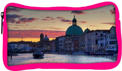 

Snoogg Eco Friendly Canvas Lake At Night Designer Student Pen Pencil Case Coin Purse Pouch Cosmetic Makeup Bag (PINK) Pouch(Multicolor)