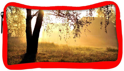 

Snoogg Eco Friendly Canvas Single Tree In Garden Designer Student Pen Pencil Case Coin Purse Pouch Cosmetic Makeup Bag (RED) Pouch(Multicolor)