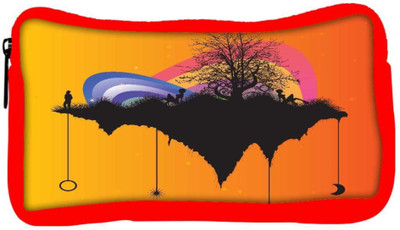 

Snoogg Eco Friendly Canvas Tree With Rainbow Student Pen Pencil Case Coin Purse Pouch Cosmetic Makeup Bag (RED) Pouch(Multicolor)