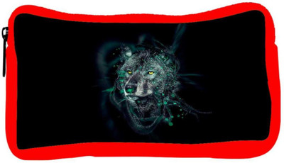 

Snoogg Eco Friendly Canvas Dark Wolf Designer Student Pen Pencil Case Coin Purse Pouch Cosmetic Makeup Bag (RED) Pouch(Multicolor)