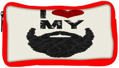 

Snoogg Eco Friendly Canvas I Love My Beard 2766 Student Pen Pencil Case Coin Purse Pouch Cosmetic Makeup Bag (RED) Pouch(Multicolor)