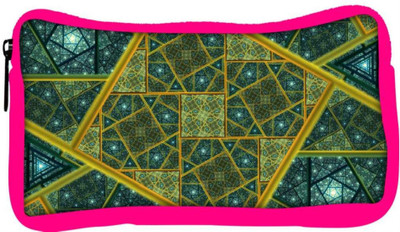 

Snoogg Eco Friendly Canvas Abstract Pattern Design Designer Student Pen Pencil Case Coin Purse Pouch Cosmetic Makeup Bag (PINK) Pouch(Multicolor)