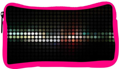 

Snoogg Eco Friendly Canvas Abstract Black Design Designer Student Pen Pencil Case Coin Purse Pouch Cosmetic Makeup Bag (PINK) Pouch(Multicolor)
