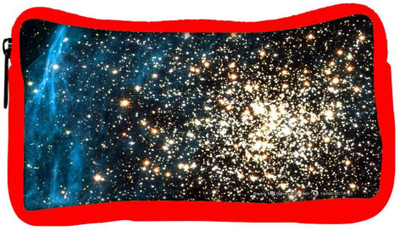 

Snoogg Eco Friendly Canvas Plenty Of Stars Designer Student Pen Pencil Case Coin Purse Pouch Cosmetic Makeup Bag (RED) Pouch(Multicolor)