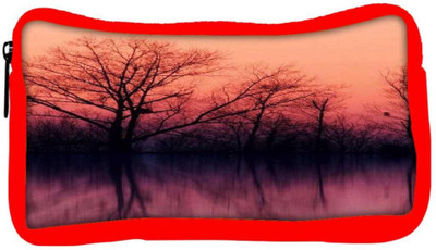 

Snoogg Eco Friendly Canvas Nature Wallpaper Student Pen Pencil Case Coin Purse Pouch Cosmetic Makeup Bag (RED) Pouch(Multicolor)