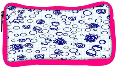 

Snoogg Eco Friendly Canvas Bubbles Blue Designer Student Pen Pencil Case Coin Purse Pouch Cosmetic Makeup Bag (PINK) Pouch(Multicolor)
