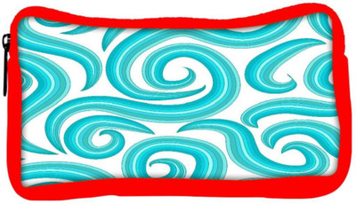 

Snoogg Eco Friendly Canvas Blue Pattern Designer Student Pen Pencil Case Coin Purse Pouch Cosmetic Makeup Bag (RED) Pouch(Multicolor)