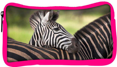 

Snoogg Eco Friendly Canvas Baby Zebra Designer Student Pen Pencil Case Coin Purse Pouch Cosmetic Makeup Bag (PINK) Pouch(Multicolor)