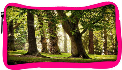 

Snoogg Eco Friendly Canvas Blossom Forest Designer Student Pen Pencil Case Coin Purse Pouch Cosmetic Makeup Bag (PINK) Pouch(Multicolor)