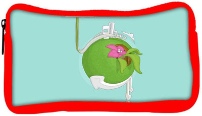

Snoogg Eco Friendly Canvas Green Planet Designer Student Pen Pencil Case Coin Purse Pouch Cosmetic Makeup Bag (RED) Pouch(Multicolor)