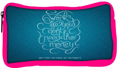 

Snoogg Eco Friendly Canvas Advice On Work And Money Designer Student Pen Pencil Case Coin Purse Pouch Cosmetic Makeup Bag (PINK) Pouch(Multicolor)