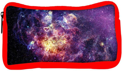 

Snoogg Eco Friendly Canvas Amazing Nebula Space Designer Student Pen Pencil Case Coin Purse Pouch Cosmetic Makeup Bag (RED) Pouch(Multicolor)