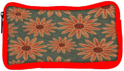 

Snoogg Eco Friendly Canvas Colorful Floral Pattern In Cartoon Style Texture With Flowers Endless Flora Student Pen Pencil Case Coin Purse Pouch Cosmetic Makeup Bag (RED) Pouch(Multicolor)