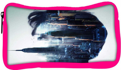 

Snoogg Eco Friendly Canvas City In A Mans Face 2604 Student Pen Pencil Case Coin Purse Pouch Cosmetic Makeup Bag (PINK) Pouch(Multicolor)