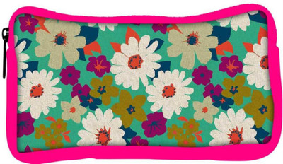 

Snoogg Eco Friendly Canvas Vintage Flowers Student Pen Pencil Case Coin Purse Pouch Cosmetic Makeup Bag (PINK) Pouch(Multicolor)