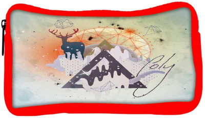 

Snoogg Eco Friendly Canvas Astro Cool Student Pen Pencil Case Coin Purse Pouch Cosmetic Makeup Bag (RED) Pouch(Multicolor)