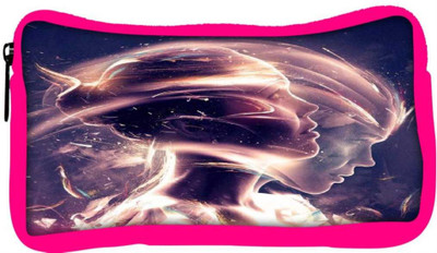 

Snoogg Eco Friendly Canvas In Motion Student Pen Pencil Case Coin Purse Pouch Cosmetic Makeup Bag (PINK) Pouch(Multicolor)
