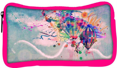 

Snoogg Eco Friendly Canvas Hot Air Balloons Designer Student Pen Pencil Case Coin Purse Pouch Cosmetic Makeup Bag (PINK) Pouch(Multicolor)
