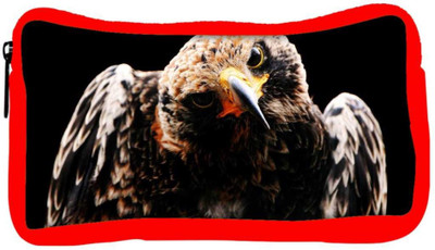 

Snoogg Eco Friendly Canvas Angry Eagle Designer Student Pen Pencil Case Coin Purse Pouch Cosmetic Makeup Bag (RED) Pouch(Multicolor)
