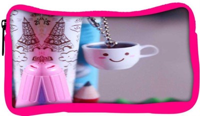 

Snoogg Eco Friendly Canvas Smile Cups Student Pen Pencil Case Coin Purse Pouch Cosmetic Makeup Bag (PINK) Pouch(Multicolor)