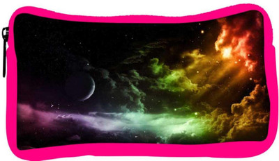 

Snoogg Eco Friendly Canvas Amazing Wallpapers Of Heaven Designer Student Pen Pencil Case Coin Purse Pouch Cosmetic Makeup Bag (PINK) Pouch(Multicolor)
