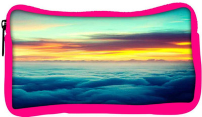 

Snoogg Eco Friendly Canvas Aerial Sunrise Epic Student Pen Pencil Case Coin Purse Pouch Cosmetic Makeup Bag (PINK) Pouch(Multicolor)