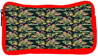 

Snoogg Eco Friendly Canvas Forest Croc Pattern Student Pen Pencil Case Coin Purse Pouch Cosmetic Makeup Bag (RED) Pouch(Multicolor)