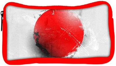 

Snoogg Eco Friendly Canvas Red Spot Japan Flag Designer Student Pen Pencil Case Coin Purse Pouch Cosmetic Makeup Bag (RED) Pouch(Multicolor)