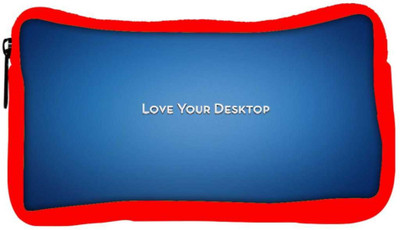 

Snoogg Eco Friendly Canvas Love Your Desktop Blue Designer Student Pen Pencil Case Coin Purse Pouch Cosmetic Makeup Bag (RED) Pouch(Multicolor)