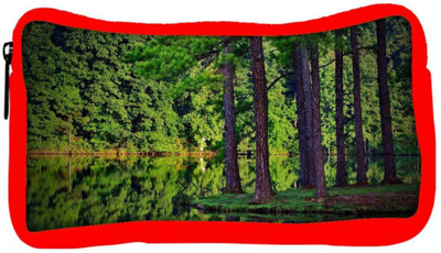 

Snoogg Eco Friendly Canvas Tall Trees On The River Side Designer Student Pen Pencil Case Coin Purse Pouch Cosmetic Makeup Bag (RED) Pouch(Multicolor)