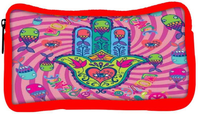 

Snoogg Eco Friendly Canvas Love And Peace Student Pen Pencil Case Coin Purse Pouch Cosmetic Makeup Bag (RED) Pouch(Multicolor)