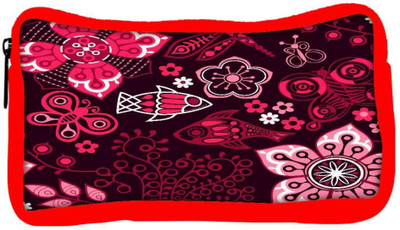 

Snoogg Eco Friendly Canvas Colorful Floral Seamless Pattern In Cartoon Style Seamless Pattern Student Pen Pencil Case Coin Purse Pouch Cosmetic Makeup Bag (RED) Pouch(Multicolor)