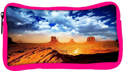 

Snoogg Eco Friendly Canvas Dried Mountains Designer Student Pen Pencil Case Coin Purse Pouch Cosmetic Makeup Bag (PINK) Pouch(Multicolor)